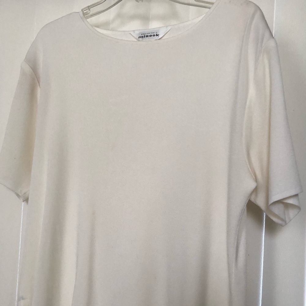 Misook white top